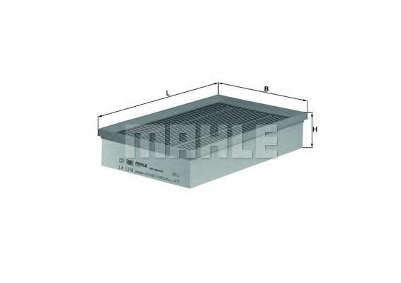 Do koszyka LX1216 Mahle Original Filtr powietrza