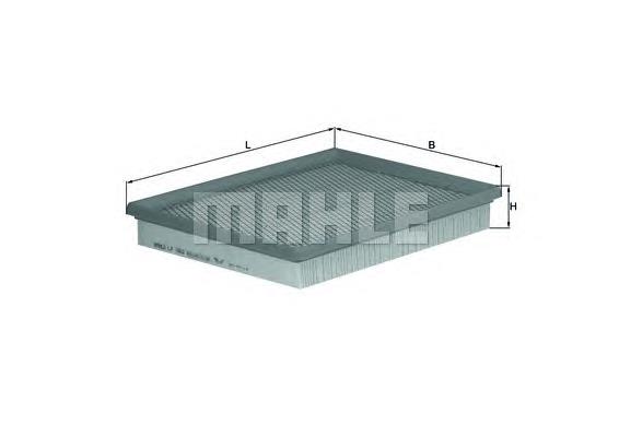 Filtr powietrza Mahle Original LX1662 cena, od 11,23 USD