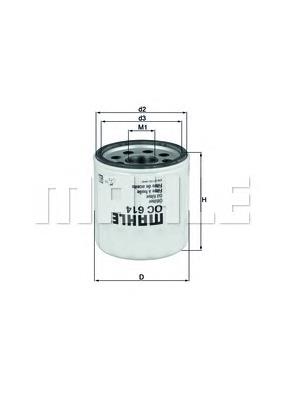 OC614 Mahle Original filtr oleju