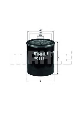 OC983 Mahle Original filtr oleju