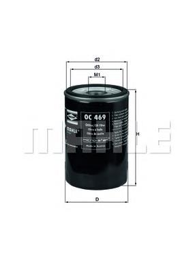 Do koszyka OC469 Mahle Original Filtr oleju