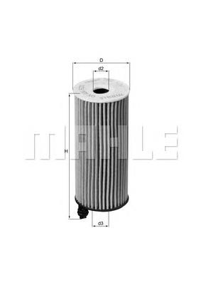 Filtr oleju OX404D Mahle Original