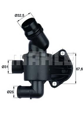 Obudowa termostatu Audi Q5