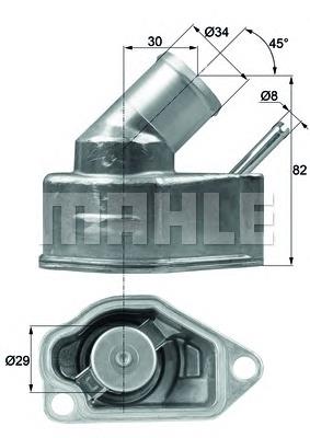 TI 10 92 Mahle Original termostat