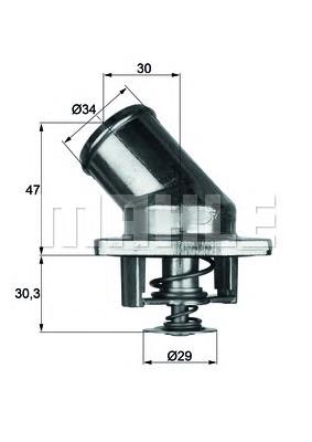 TI387 Mahle Original termostat