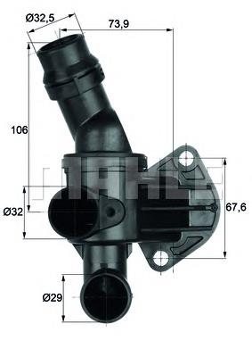 Termostat Mahle Original TI687 cena, od 27,90 USD