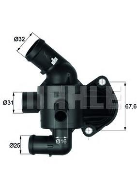 Obudowa termostatu ERA 350262A
