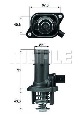 TI16105 Mahle Original termostat