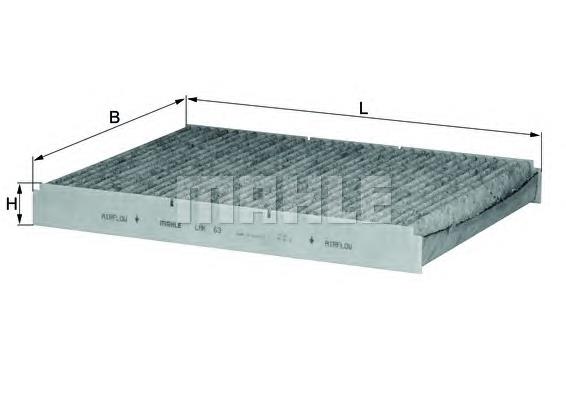 LAK63 Mahle Original Filtr kabiny