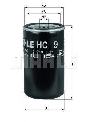 Do koszyka HC9 Mahle Original Filtr układu hydraulicznego