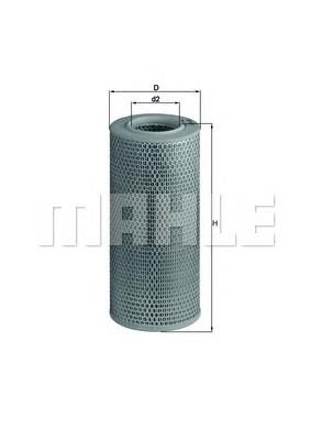 LX610 Mahle Original Filtr powietrza