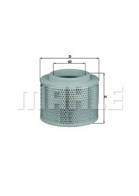 Filtr powietrza Mahle Original LX28081 cena, od 17,24 USD