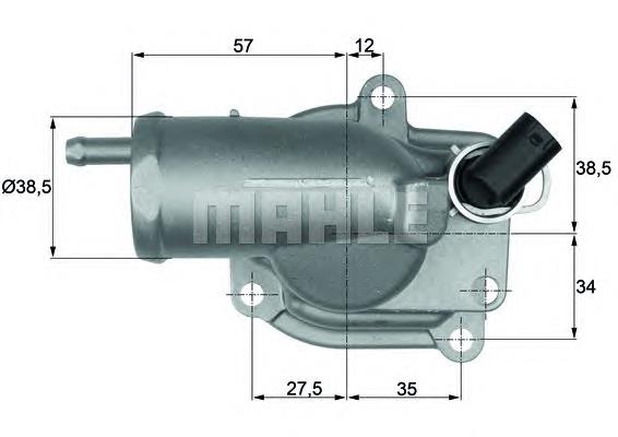 Do koszyka A6112000115 Mercedes Obudowa termostatu