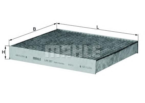 Filtr kabiny Mahle Original LAK297 cena, od 16,22 USD