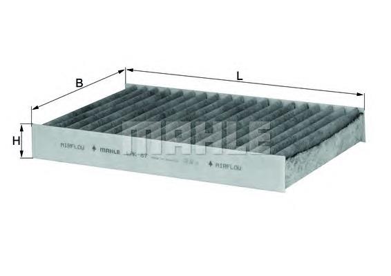 Filtr kabiny Mahle Original LAK87 cena, od 12,89 USD