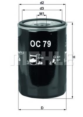 OC79 Mahle Original Filtr oleju