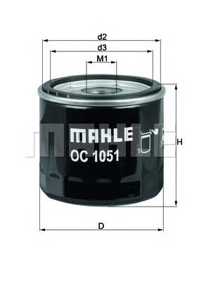 OC1051 Mahle Original filtr oleju