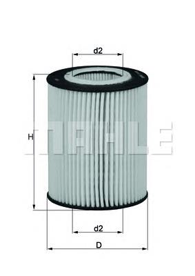 OX433D Mahle Original filtr oleju