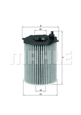 Filtr oleju Mahle Original OX17116D cena, od 8,62 USD