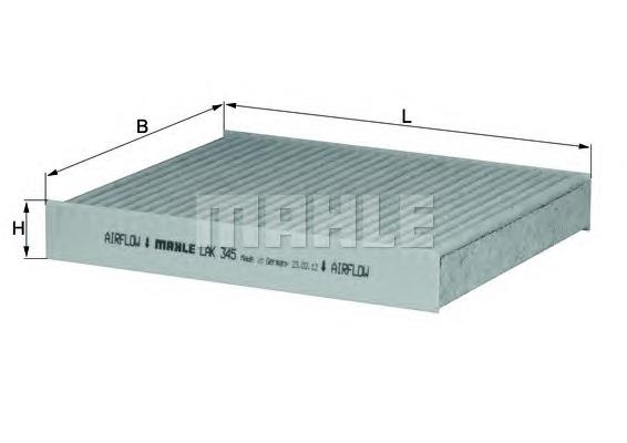 Filtr kabiny Mahle Original LAK345 cena, od 11,44 USD