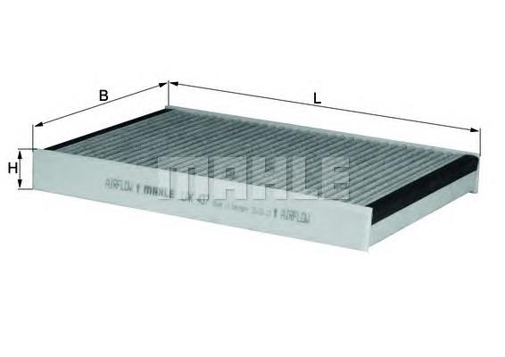 Filtr kabiny Mahle Original LAK437 cena, od 14,54 USD