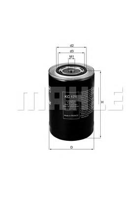 Filtr paliwa Mahle Original KC171 cena, od 29,78 USD