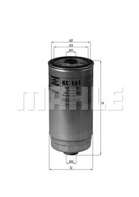 Filtr paliwa Mahle Original KC161 cena, od 22,13 USD