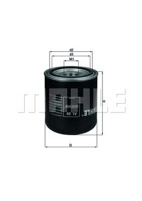 AL26 Mahle Original Filtr osuszacza powietrza (separatora oleju/wilgoci) (TRUCK)