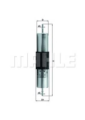 KL78 Mahle Original Filtr paliwa