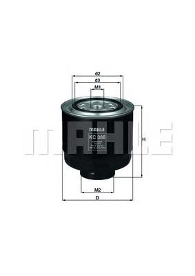 Filtr paliwa Mahle Original KC388D cena, od 15,93 USD