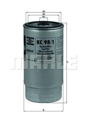 Filtr paliwa Mahle Original KC981 cena, od 16,22 USD