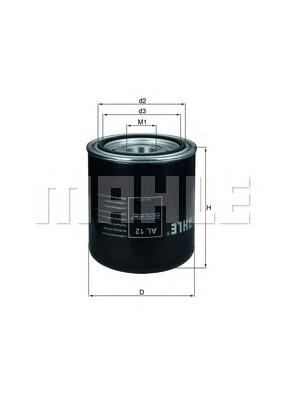 Filtr osuszacza powietrza (separatora oleju/wilgoci) (TRUCK) Mahle Original AL12