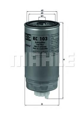 KC103 Mahle Original filtr paliwa