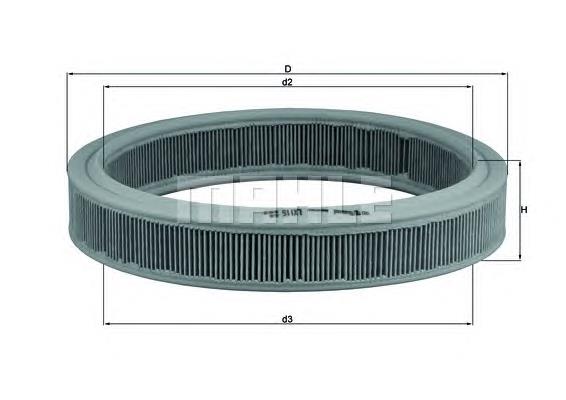 Filtr powietrza LX115 Mahle Original