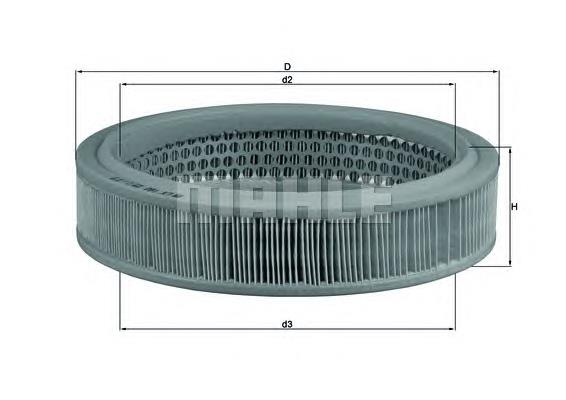 Filtr powietrza Mahle Original LX160 cena, od 7,94 USD