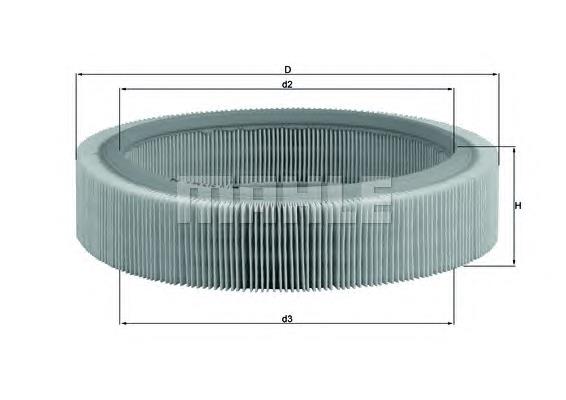 Filtr powietrza Mahle Original LX317 cena, od 9,38 USD
