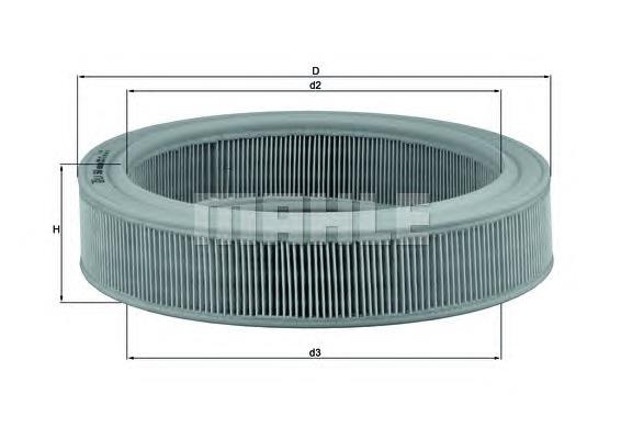 LX568 Mahle Original Filtr powietrza