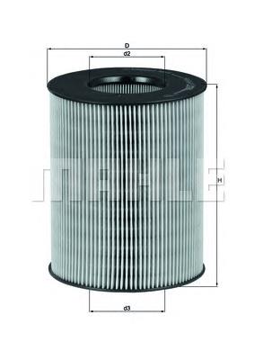 Filtr powietrza LX794 Mahle Original
