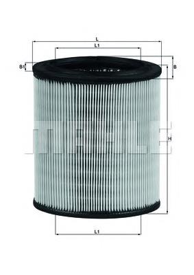 Filtr powietrza Mahle Original LX715 cena, od 11,19 USD