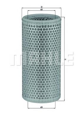 Filtr powietrza Mahle Original LX502 cena, od 14,34 USD