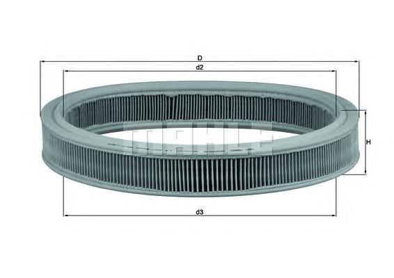 Filtr powietrza Mahle Original LX527 cena, od 8,56 USD