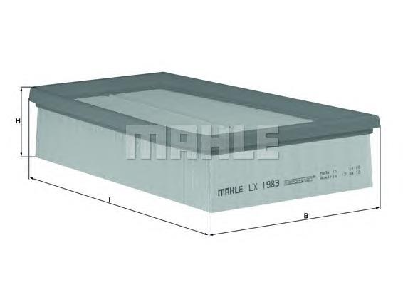 Filtr powietrza Mahle Original LX1983 cena, od 10,02 USD