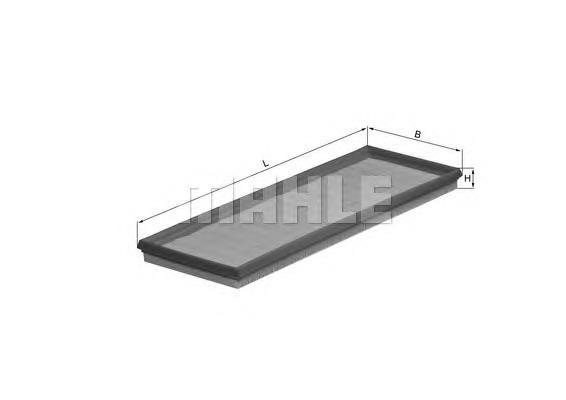 LX118 Mahle Original filtr powietrza