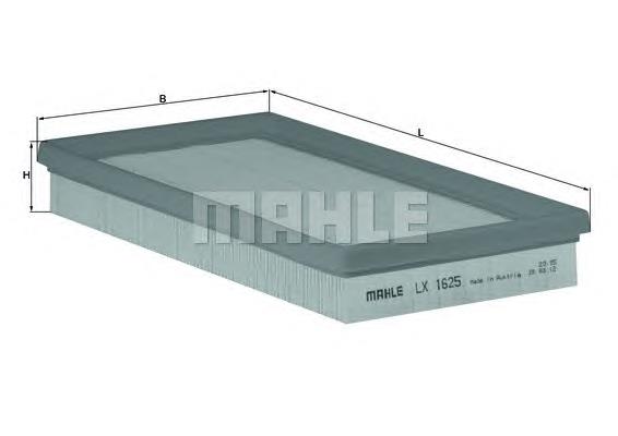 LX1625 Mahle Original Filtr powietrza