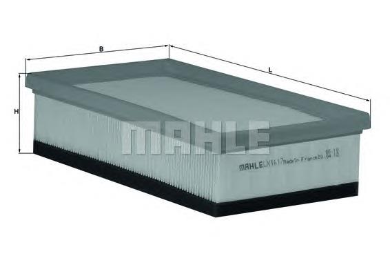 Filtr powietrza Mahle Original LX1617 cena, od 8,91 USD
