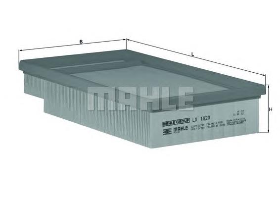 Filtr powietrza Mahle Original LX1820 cena, od 10,92 USD