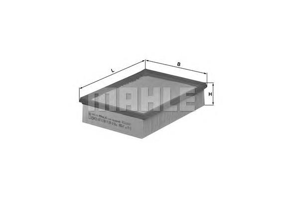 LX343 Mahle Original filtr powietrza