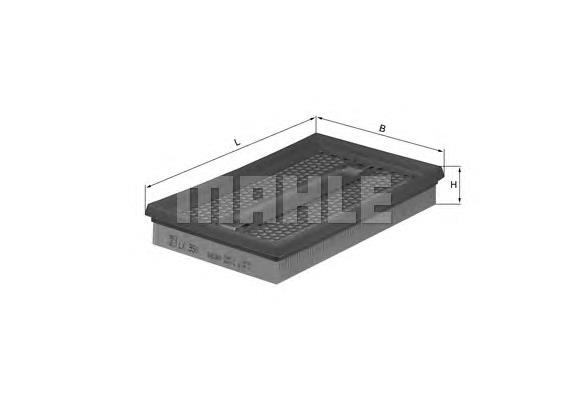 Filtr powietrza Mahle Original LX350 cena, od 10,92 USD