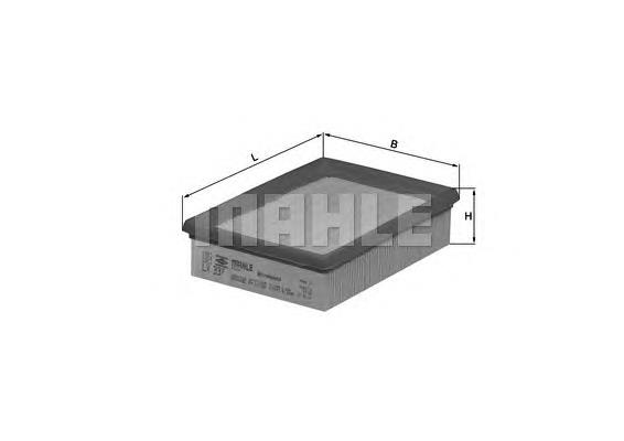 Filtr powietrza Mahle Original LX337 cena, od 5,96 USD