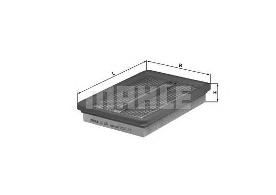 LX336 Mahle Original Filtr powietrza